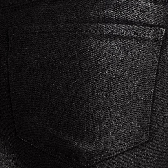 L'Agence Selma Jeans in Noir Coated | Size 32 - Picture 3 of 5